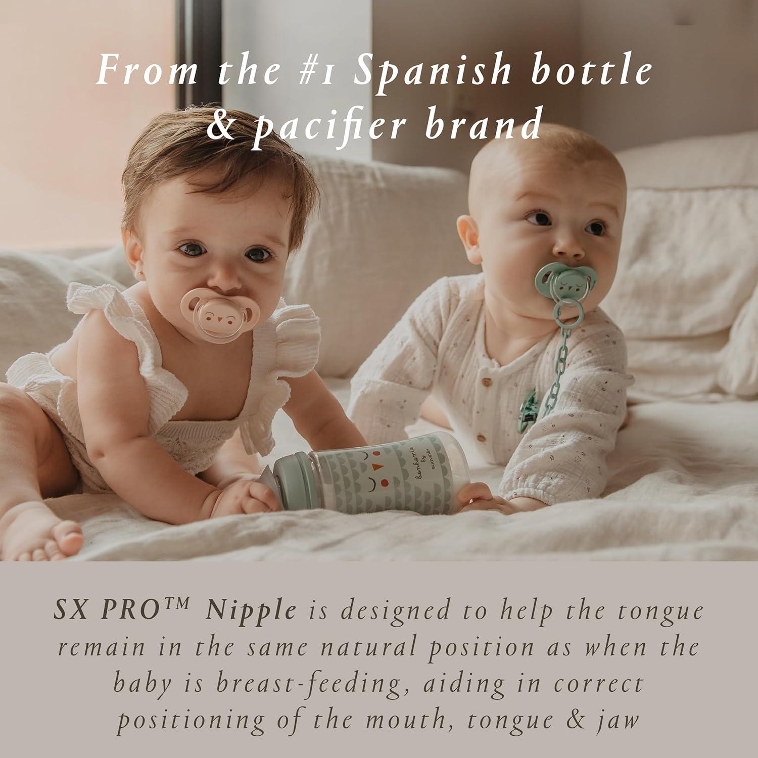 image:imageSuavinex Bonhomia SX PRO Physiological Pacifier Supports Breastfeeding Babies Pacifiers for 618 Months Baby Pacifier Baby Accessories MintMintBeige