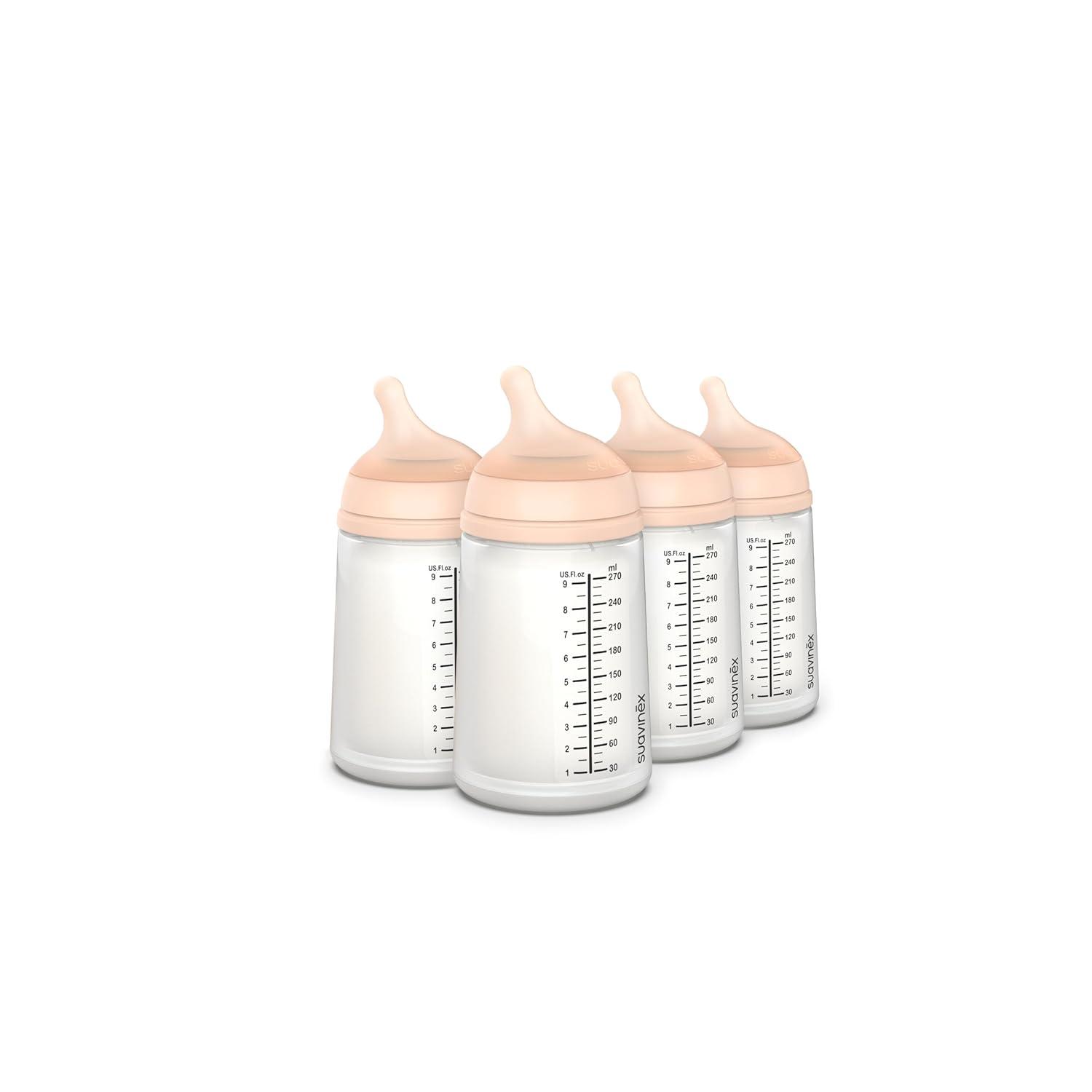 image:imageSuavinex Zero Zero Anti Colic Baby Bottle No 1 Spanish Baby Bottle Brand Minimizes Bottle Rejection amp Nipple Confusion Perfect for Combo Feeding 2pk 6oz180mL Deep Tone Adaptable Flow NippleFair