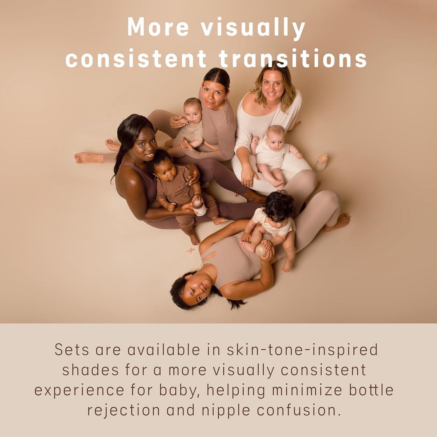 image:imageSuavinex Zero Zero Newborn Starter Set Small Anti Colic Baby Bottle Pacifier No 1 Spanish Baby Bottle Brand Minimizes Bottle Rejection amp Nipple Confusion Adaptable Flow FairLight