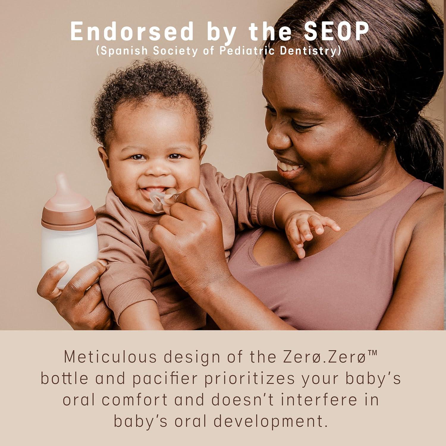 image:imageSuavinex Zero Zero Newborn Starter Set Small Anti Colic Baby Bottle Pacifier No 1 Spanish Baby Bottle Brand Minimizes Bottle Rejection amp Nipple Confusion Adaptable Flow FairDeep
