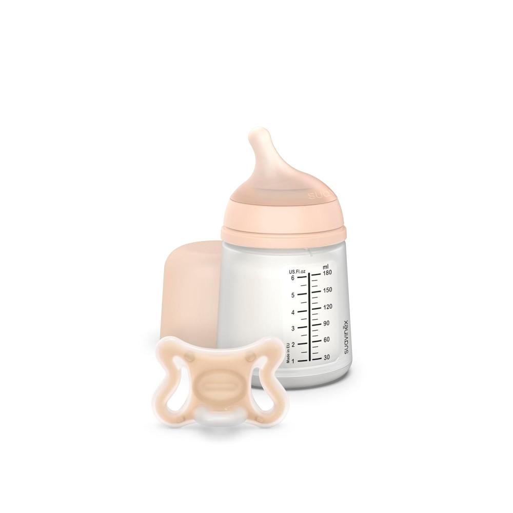 image:imageSuavinex Zero Zero Newborn Starter Set Small Anti Colic Baby Bottle Pacifier No 1 Spanish Baby Bottle Brand Minimizes Bottle Rejection amp Nipple Confusion Adaptable Flow FairFair