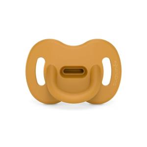 image:imageColor Essence SX PRO Silicone Baby Pacifier 1Pk Made with 100 Soft Silicone Baby Essentials Perfect for Breastfeeding Babies Designed in Spain 618 Mths BlueBright Mustard