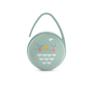 image:imageSuavinex Bonhomia 2 in 1 Duo Baby Pacifier Case Pacifier Holder Holds 2 Baby Pacifiers Baby Accessories BeigeMint