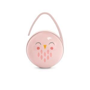 image:imageSuavinex Bonhomia 2 in 1 Duo Baby Pacifier Case Pacifier Holder Holds 2 Baby Pacifiers Baby Accessories BeigePink
