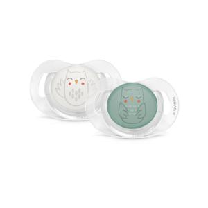 image:imageSuavinex Bonhomia SX PRO Physiological Pacifier Supports Breastfeeding Babies Pacifiers 18 Months 2 Pack Baby Pacifier Baby Accessories MintBeigeMintBeige
