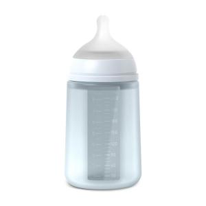 image:imageSuavinex Color Essence SX PRO Physiological Soft Flexible Silicone Baby Bottle Anti Colic Baby Bottles Supports Breast Feeding Babies Made in Spain Medium Flow 8oz Jungle GreenBallad Blue