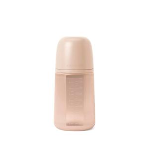 image:imageSuavinex Color Essence SX PRO Physiological Soft Flexible Silicone Baby Bottle Anti Colic Baby Bottles Supports Breast Feeding Babies Made in Spain Medium Flow 8oz Jungle GreenMarshmallow Nude