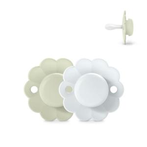 image:imageSuavinex Wonder Baby Pacifier SX Pro Silicone Nipple Reversible Non Irritating Shield Design 2 Pk Pacifiers 06 Months Made in Europe AquaBlueAquaBlue