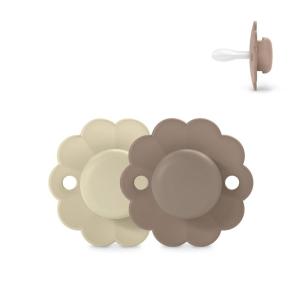 image:imageSuavinex Wonder Baby Pacifier SX Pro Silicone Nipple Reversible Non Irritating Shield Design 2 Pk Pacifiers 06 Months Made in Europe AquaBlueGrayUmber