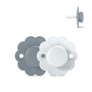 image:imageSuavinex Wonder Baby Pacifier SX Pro Silicone Nipple Reversible Non Irritating Shield Design 2 Pk Pacifiers 06 Months Made in Europe AquaBlueLakeBlue