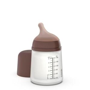 image:imageSuavinex Zero Zero Anti Colic Baby Bottle No 1 Spanish Baby Bottle Brand Minimizes Bottle Rejection amp Nipple Confusion Perfect for Combo Feeding 2pk 6oz180mL Deep Tone Adaptable Flow NippleDeep
