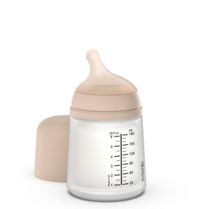 image:imageSuavinex Zero Zero Anti Colic Baby Bottle No 1 Spanish Baby Bottle Brand Minimizes Bottle Rejection amp Nipple Confusion Perfect for Combo Feeding 2pk 6oz180mL Deep Tone Adaptable Flow NippleLight
